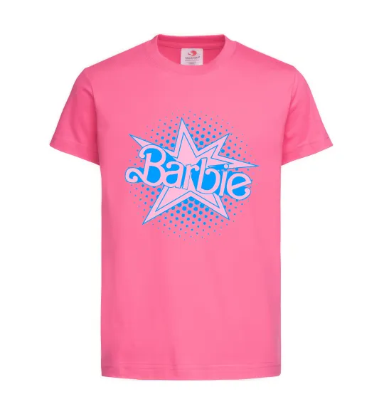 Дитяча футболка Barbie logo Яскраво-рожевий фото