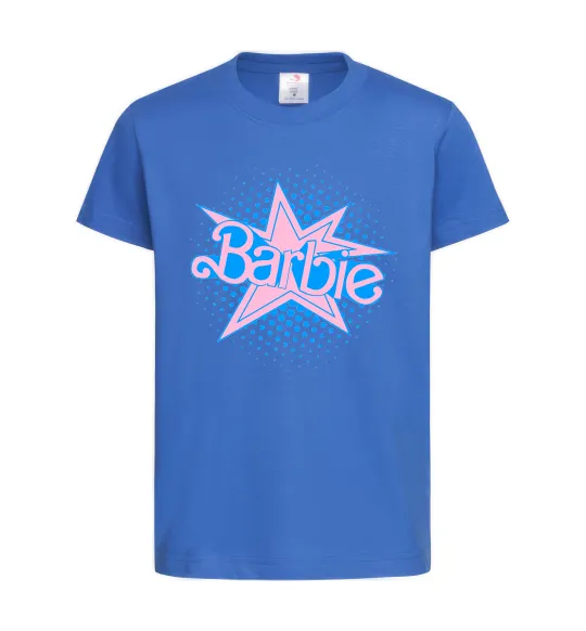 Дитяча футболка Barbie logo Яскраво-синій фото