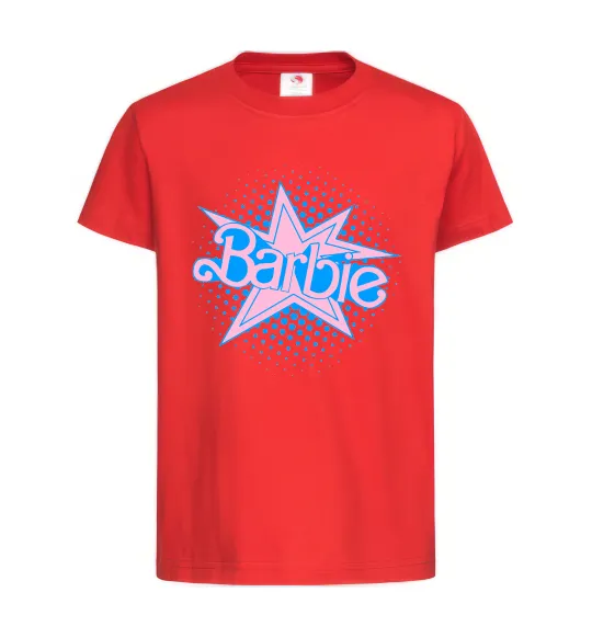 Дитяча футболка Barbie logo Червоний фото