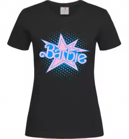 Женская футболка Barbie logo Черный фото