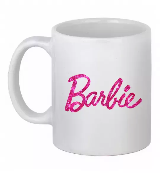 Чашка керамическая Barbie напис Белый фото