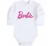 Детский боди Barbie напис Белый фото