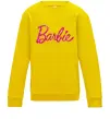 Детский Свитшот Barbie напис Солнечно желтый фото