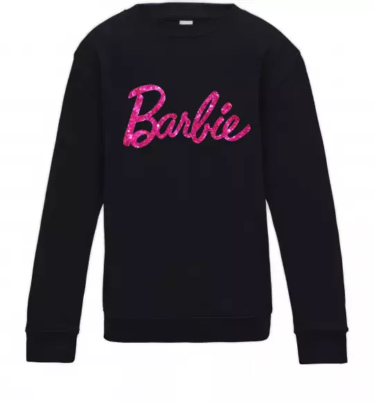 Детский Свитшот Barbie напис Черный фото