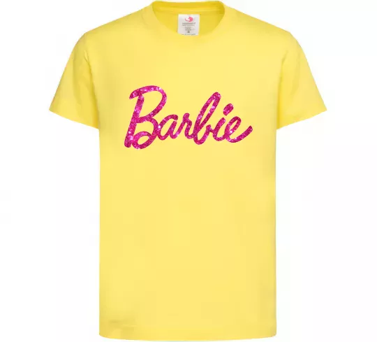 Дитяча футболка Barbie напис Лимонний фото