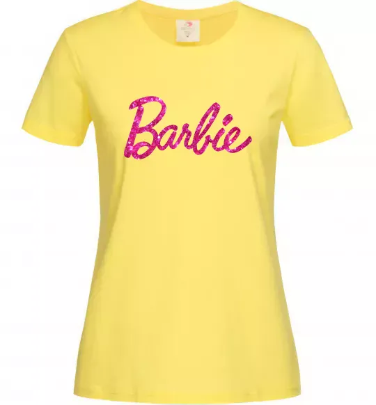 Женская футболка Barbie напис Лимонный фото