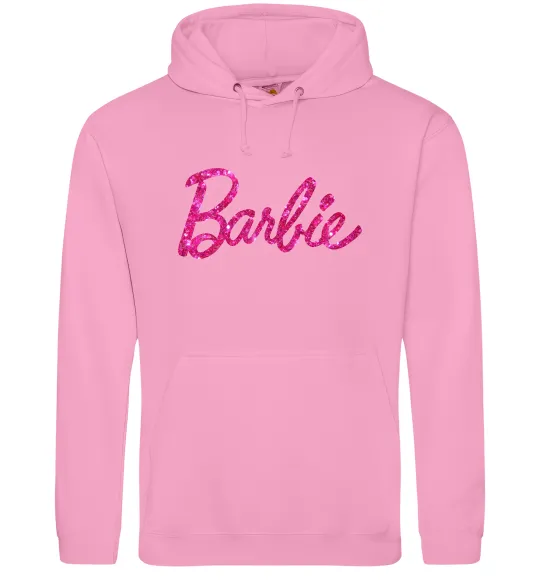 Жіноча толстовка (худі) Barbie напис Рожевий фото