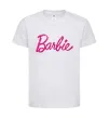 Детская футболка Barbie напис Белый фото