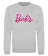 Світшот Barbie напис Сірий меланж фото