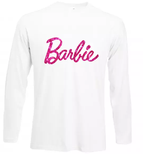 Лонгслів Barbie напис Білий фото