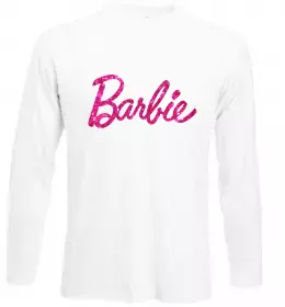Лонгслив Barbie напис Белый фото