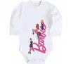 Детский боди Barbie girls Белый фото
