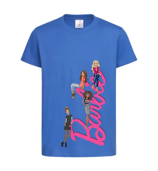Детская футболка Barbie girls Ярко-синий фото