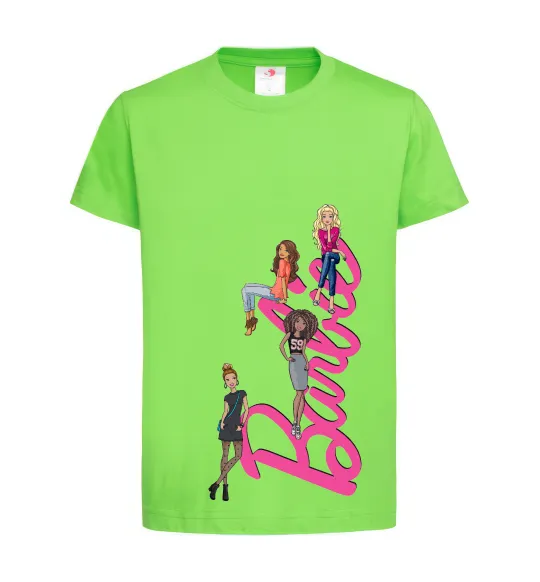 Детская футболка Barbie girls Лаймовый фото
