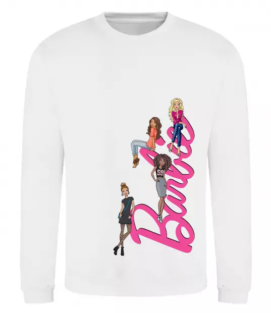 Свитшот Barbie girls Белый фото