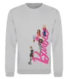 Свитшот Barbie girls Серый меланж фото
