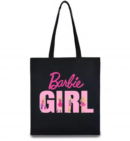 Еко-сумка Girl Barbie Чорний фото
