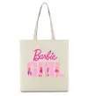 Еко-сумка Girl Barbie Бежевий фото