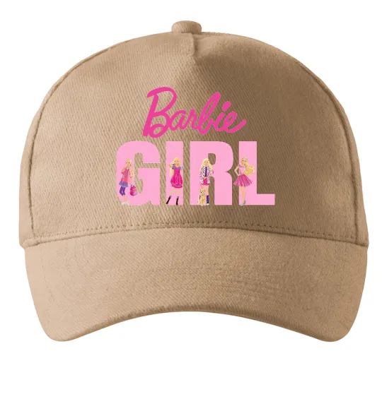 Кепка Girl Barbie Песочный фото