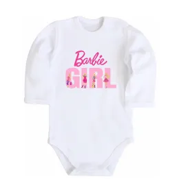 Дитячий бодік Girl Barbie Білий фото