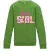Детский Свитшот Girl Barbie Лаймовый фото