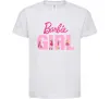 Детская футболка Girl Barbie Белый фото