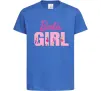 Детская футболка Girl Barbie Ярко-синий фото