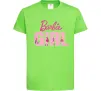 Детская футболка Girl Barbie Лаймовый фото