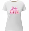 Жіноча преміум футболка Girl Barbie Білий фото
