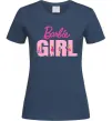Женская футболка Girl Barbie Темно-синий фото
