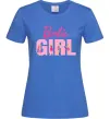 Женская футболка Girl Barbie Ярко-синий фото