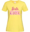 Женская футболка Girl Barbie Лимонный фото