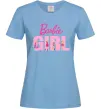 Женская футболка Girl Barbie Голубой фото