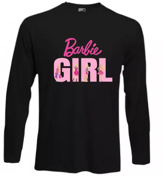 Лонгслив Girl Barbie Черный фото