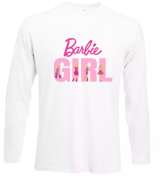 Лонгслив Girl Barbie Белый фото