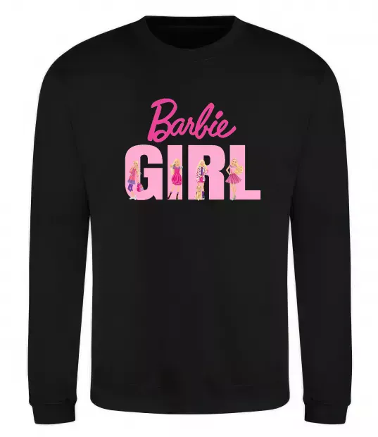Свитшот Girl Barbie Черный фото