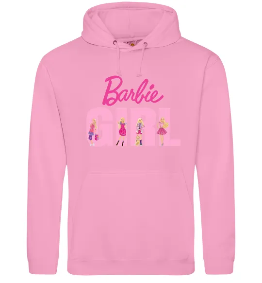 Женская толстовка (худи) Girl Barbie Розовый фото