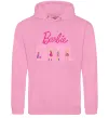 Женская толстовка (худи) Girl Barbie Розовый фото
