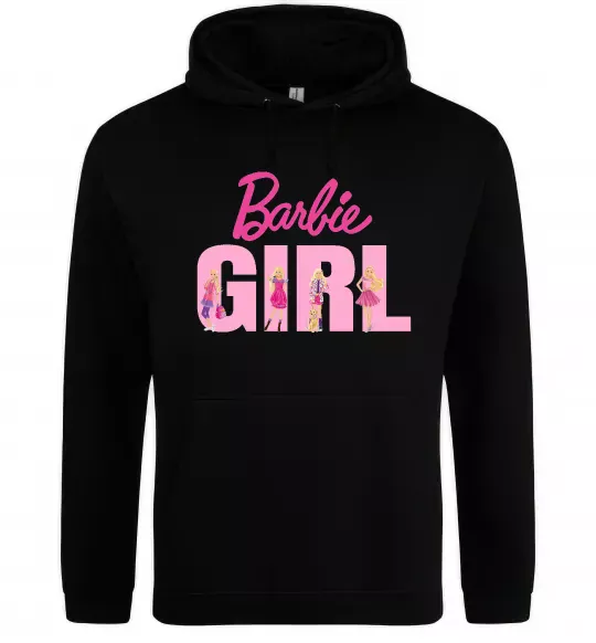 Жіноча толстовка (худі) Girl Barbie Чорний фото