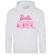 Жіноча толстовка (худі) Girl Barbie Сірий меланж фото