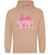 Жіноча толстовка (худі) Girl Barbie Пісочний фото