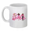 Чашка керамическая Ляльки Барбі Белый фото