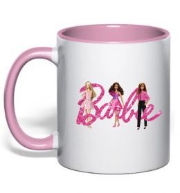 Чашка с цветной ручкой Ляльки Барбі
