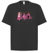 Футболка Оверсайз Ляльки Барбі Черный фото
