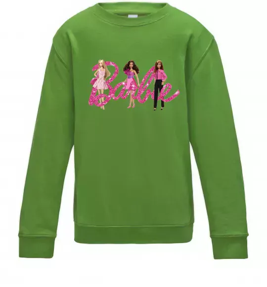 Дитячий світшот Ляльки Барбі Лаймовий фото