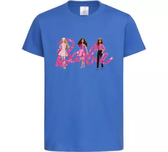 Детская футболка Ляльки Барбі Ярко-синий фото