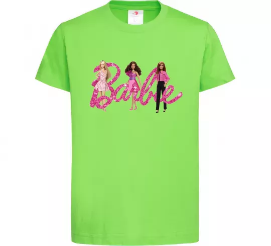 Детская футболка Ляльки Барбі Лаймовый фото