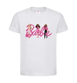 Детская футболка Barbie lets go party Белый фото