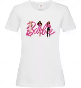 Женская футболка Ляльки Барбі Белый фото