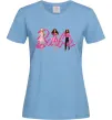 Женская футболка Ляльки Барбі Голубой фото